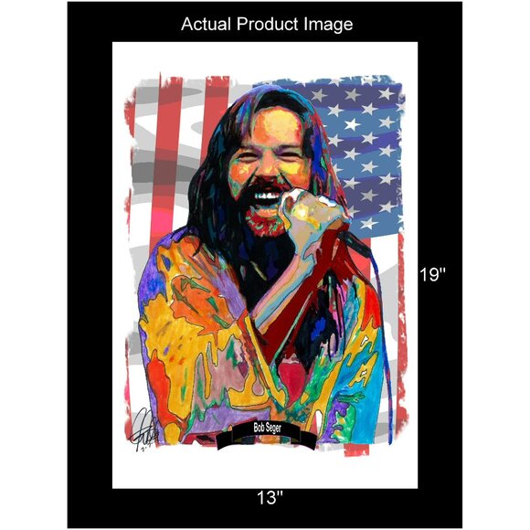 Bob Seger Silver Bullet Band Rock Music Poster Print Wall Art 13x19 - Picture 2 of 5